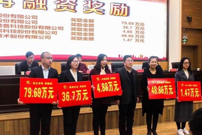 公司荣获洛阳市资本市场发展专项奖补